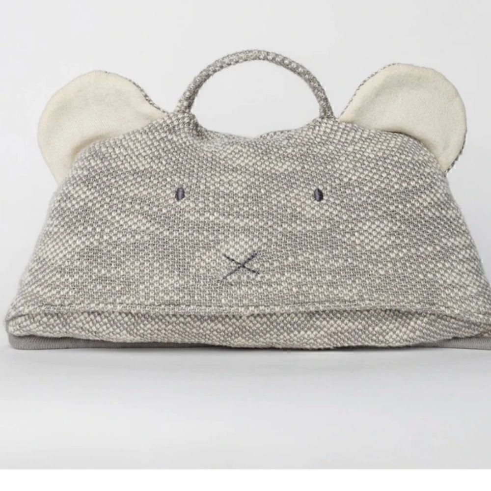 Organic Cotton Kids Travel Blanket NWT BEAR